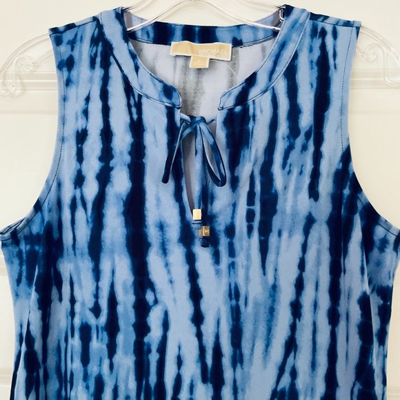 MICHAEL MICHAEL KORS "Basics" Tye-Dye Sleeveless Dress NWT Size S - Picture 7 of 9